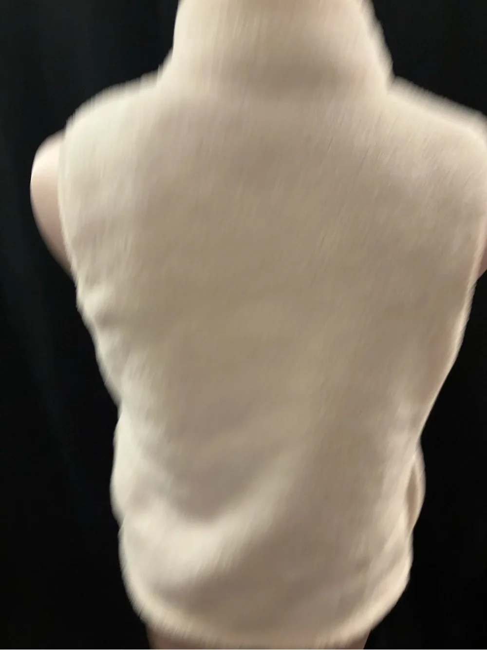 Old Navy Cream Sherpa Vest - Zip Front Fleece